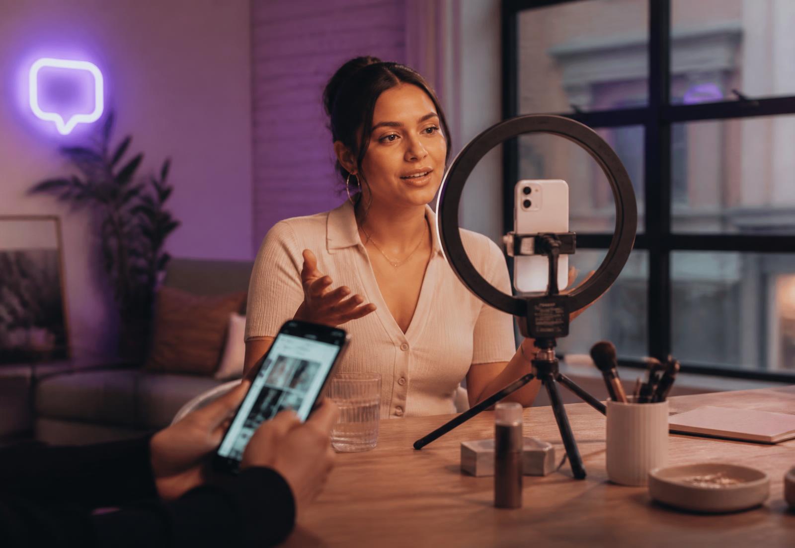 Creator campaign in production